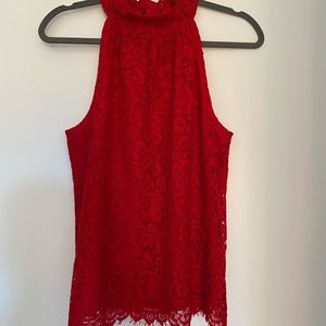J. Crew Women’s NWT tie neck lace halter top